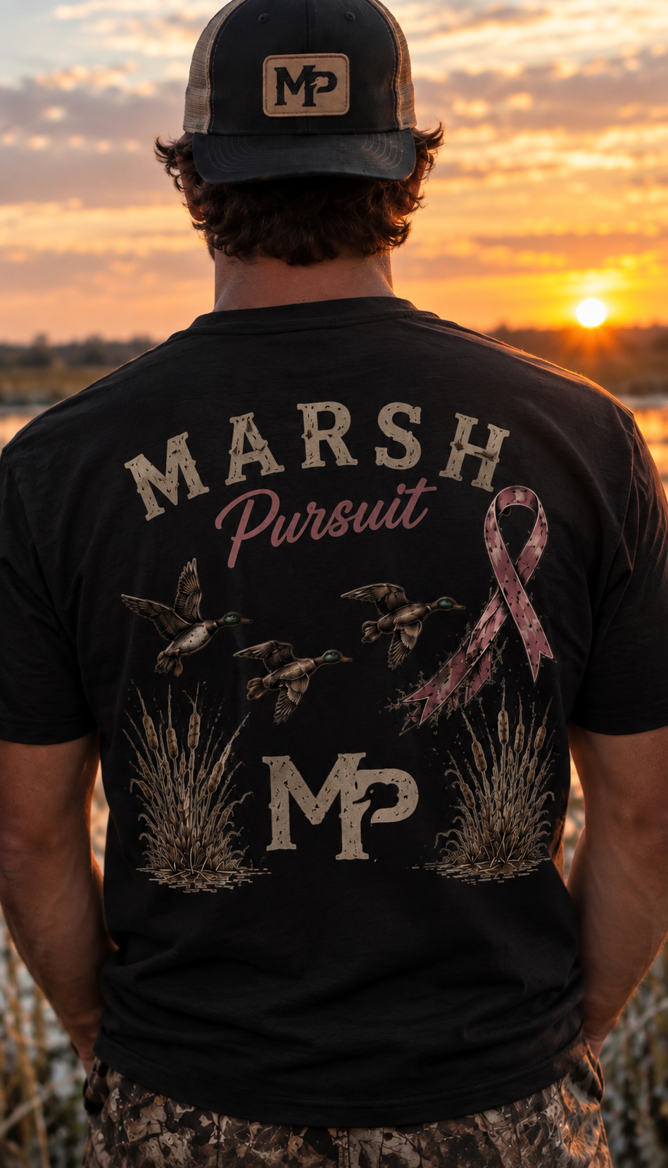 Pink Ribbon  Hunting Tee