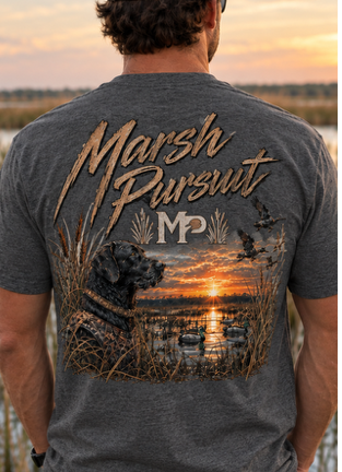 Marsh Pursuit Sunset Retriever Tee