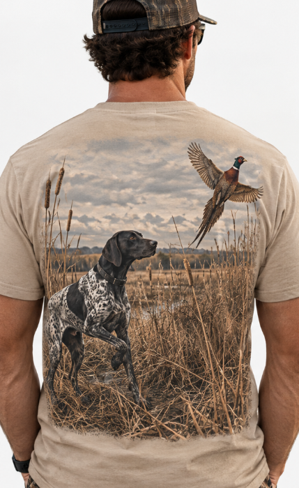 Marsh Pursuit Pheasant Pointer Tee