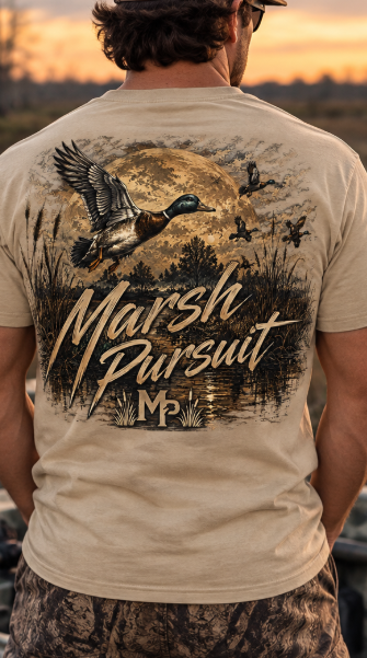 Marsh Pursuit Mallard Moon Sand Shirt