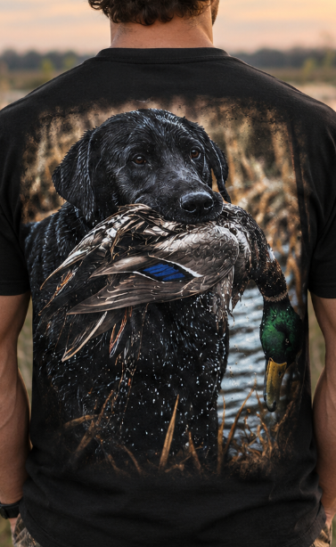 Marsh Pursuit Retriever Duck Hunting Tee