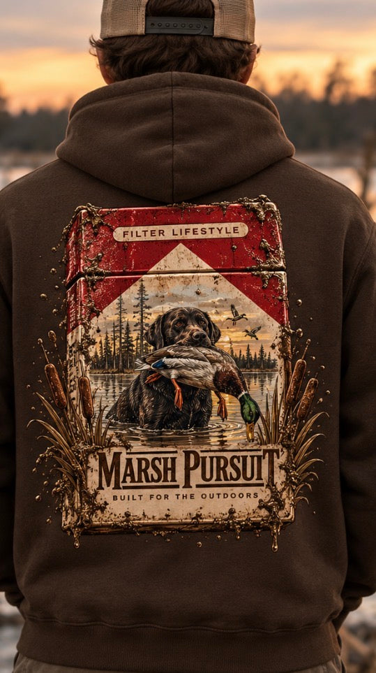 Marsh Pursuit Retriever Hoodie - Brown
